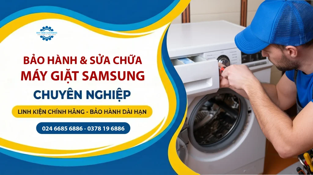 Trung Tâm Bảo Hành Sửa Máy Giặt Samsung Tại Hà Nội Uy Tín | Thợ Giỏi, Có Mặt 15 Phút